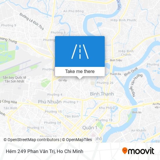 Hẻm 249 Phan Văn Trị map