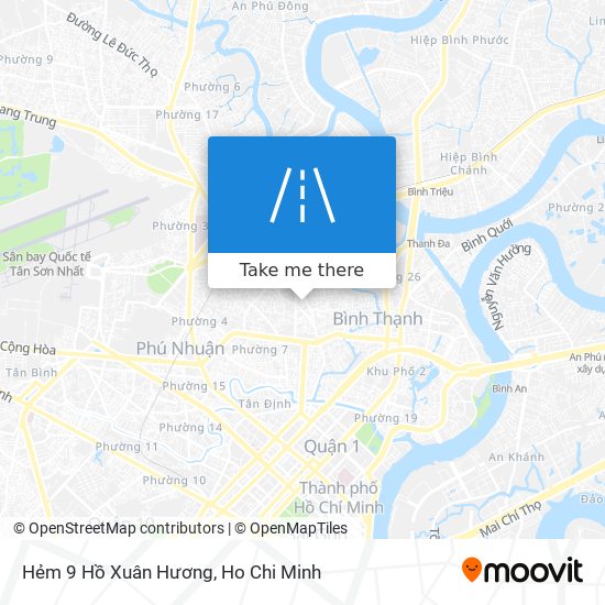 Hẻm 9 Hồ Xuân Hương map