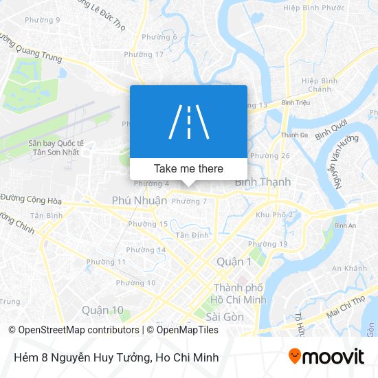 Hẻm 8 Nguyễn Huy Tưởng map