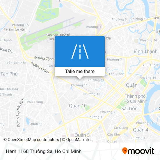 Hẻm 1168 Trường Sa map