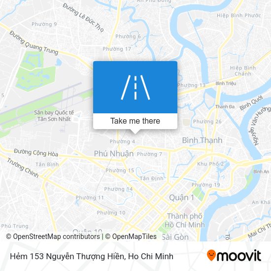 Hẻm 153 Nguyễn Thượng Hiền map