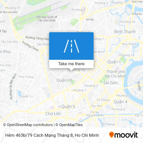 Hẻm 463b/79 Cách Mạng Tháng 8 map