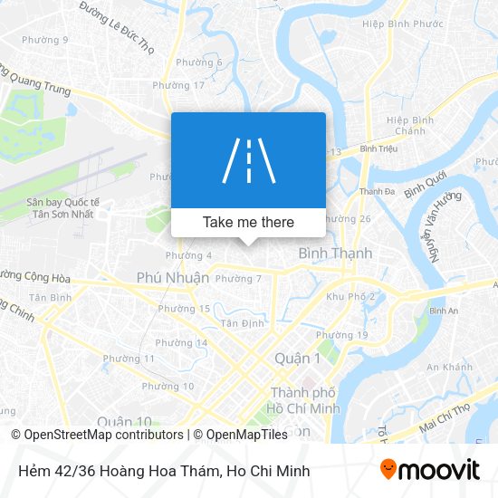 Hẻm 42/36 Hoàng Hoa Thám map