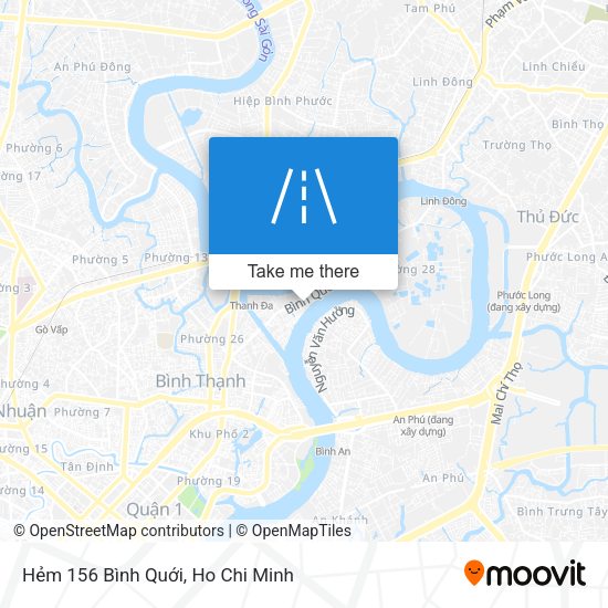 Hẻm 156 Bình Quới map