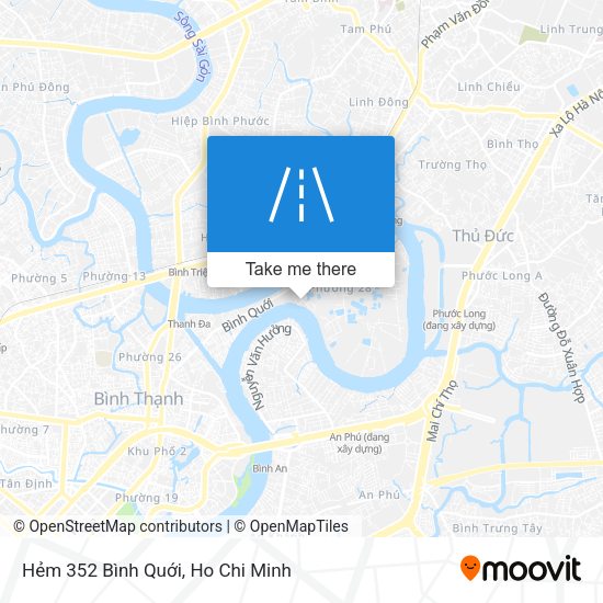 Hẻm 352 Bình Quới map
