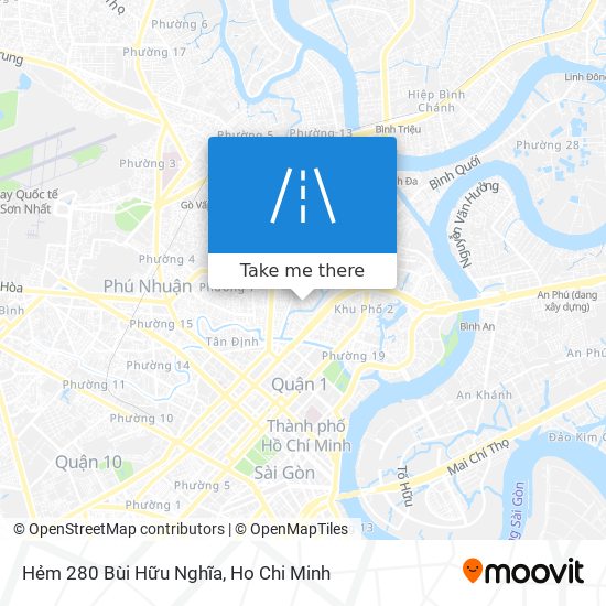 Hẻm 280 Bùi Hữu Nghĩa map