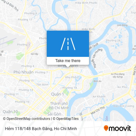 Hẻm 118/148 Bạch Đằng map