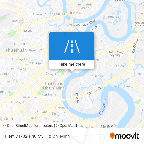Hẻm 71/32 Phú Mỹ map