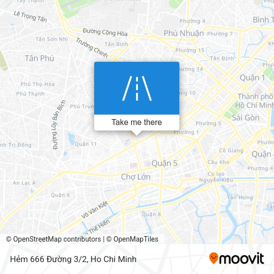 Hẻm 666 Đường 3/2 map
