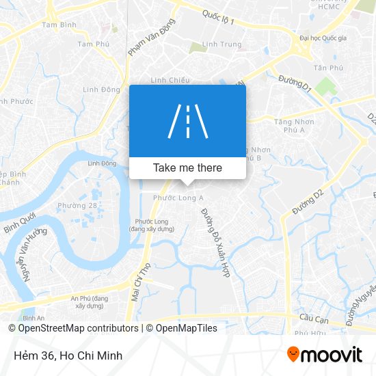 Hẻm 36 map