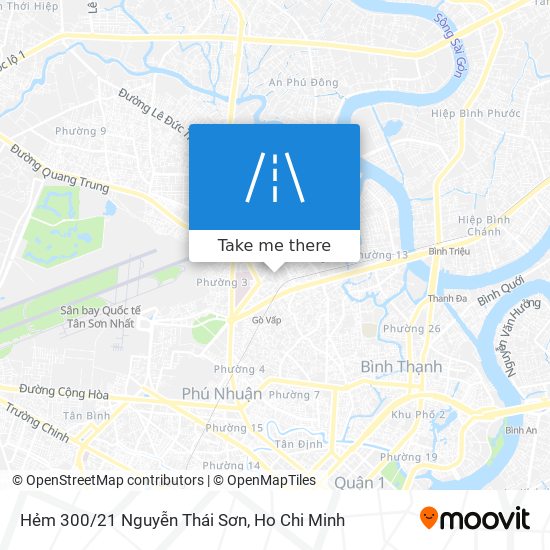 Hẻm 300/21 Nguyễn Thái Sơn map