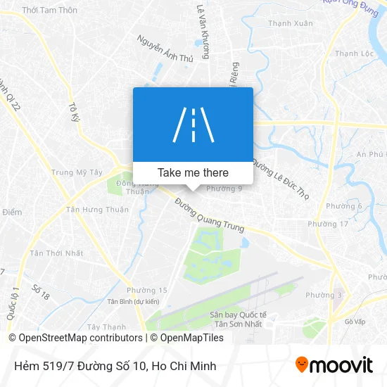 Hẻm 519/7 Đường Số 10 map