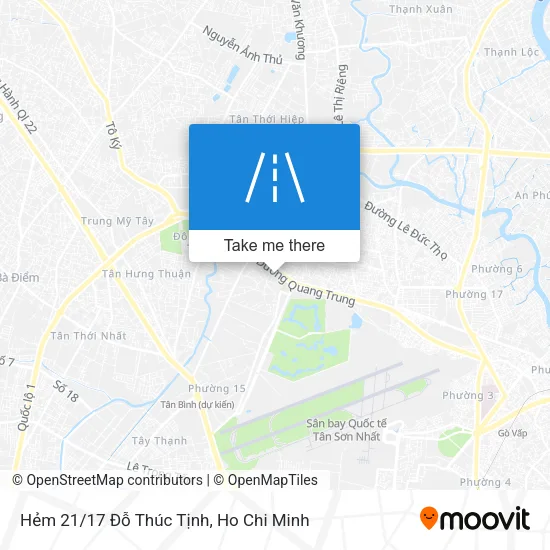 Hẻm 21/17 Đỗ Thúc Tịnh map