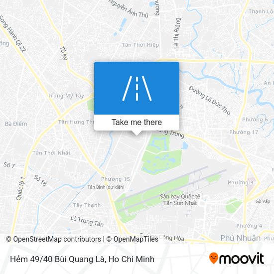 Hẻm 49/40 Bùi Quang Là map