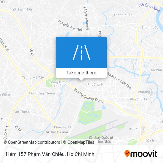 Hẻm 157 Phạm Văn Chiêu map