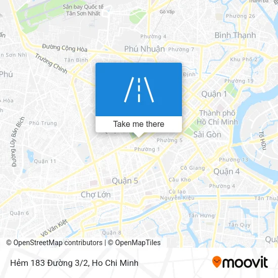 Hẻm 183 Đường 3/2 map