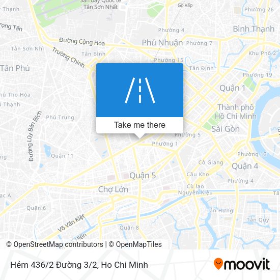 Hẻm 436/2 Đường 3/2 map