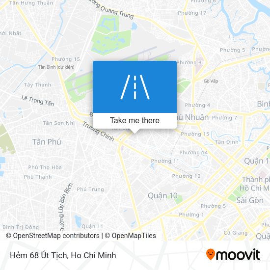 Hẻm 68 Út Tịch map