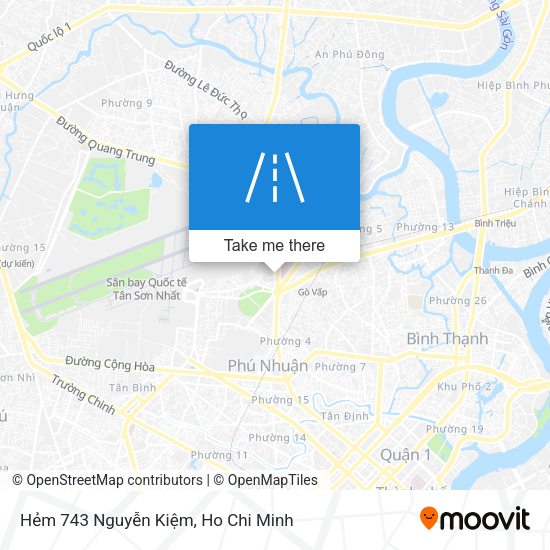 Hẻm 743 Nguyễn Kiệm map