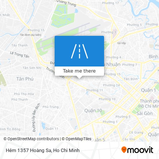 Hẻm 1357 Hoàng Sa map