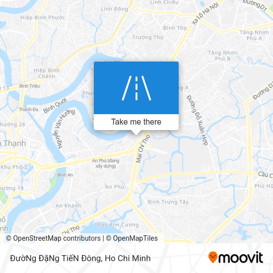 ĐườNg ĐặNg TiếN Đông map