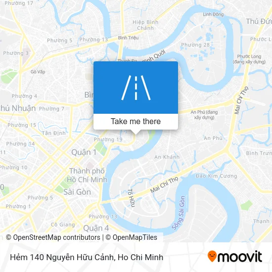 Hẻm 140 Nguyễn Hữu Cảnh map