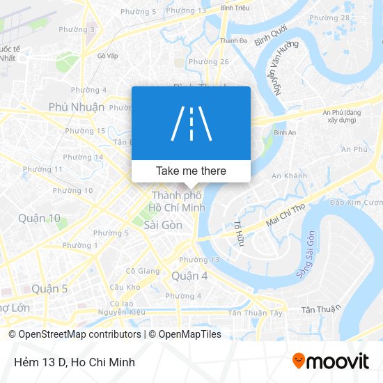Hẻm 13 D map