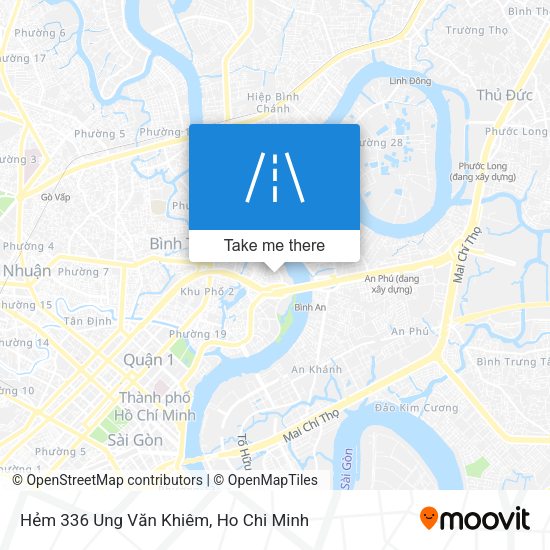 Hẻm 336 Ung Văn Khiêm map