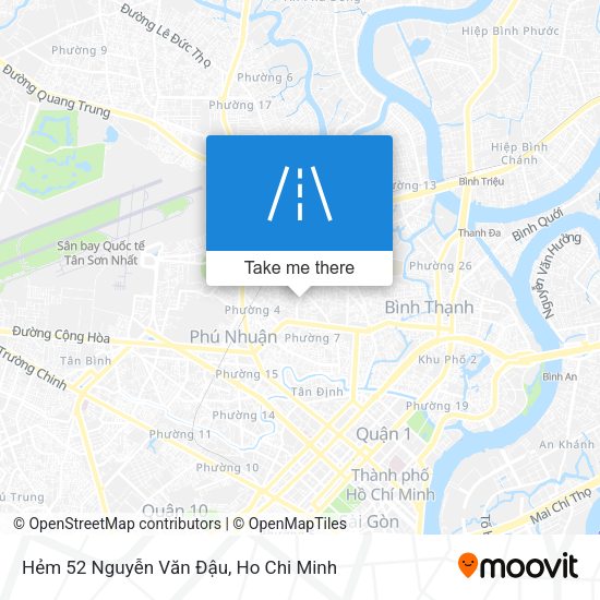 Hẻm 52 Nguyễn Văn Đậu map