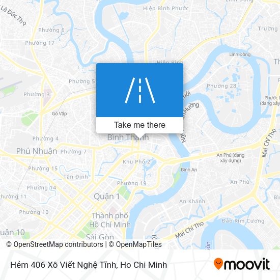 Hẻm 406 Xô Viết Nghệ Tĩnh map