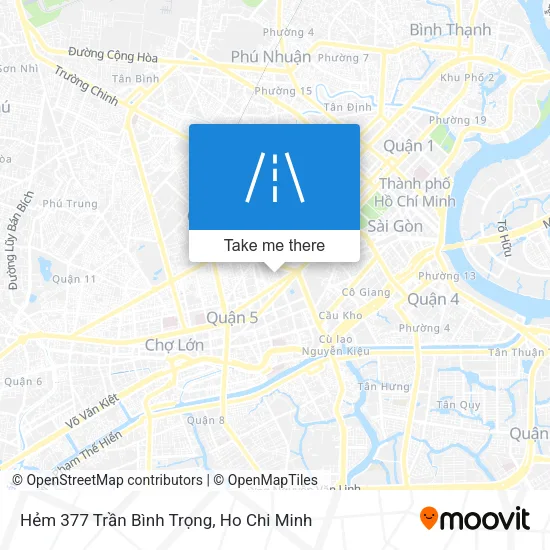 Hẻm 377 Trần Bình Trọng map
