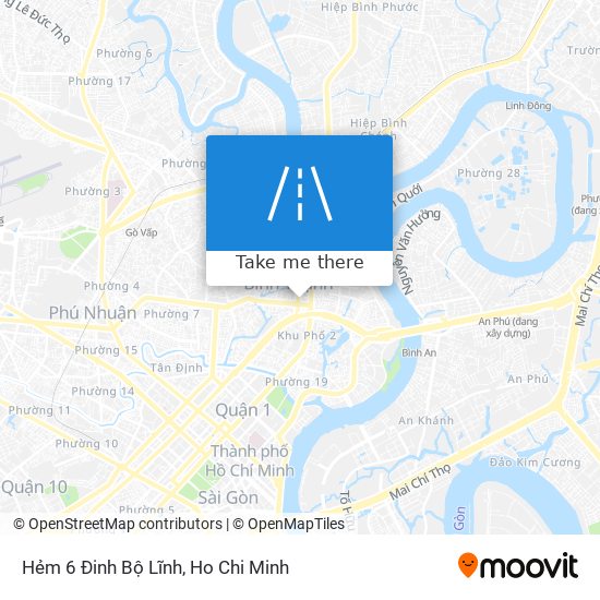 Hẻm 6 Đinh Bộ Lĩnh map