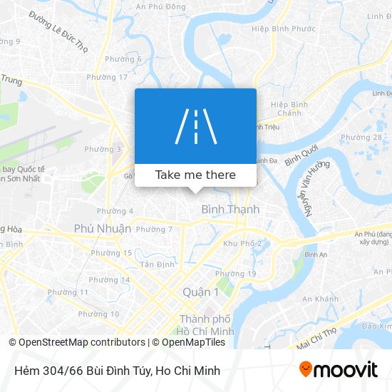 Hẻm 304/66 Bùi Đình Túy map