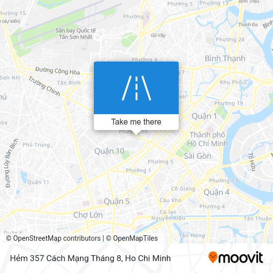 Hẻm 357 Cách Mạng Tháng 8 map