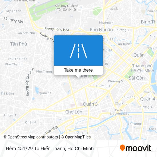 Hẻm 451/29 Tô Hiến Thành map
