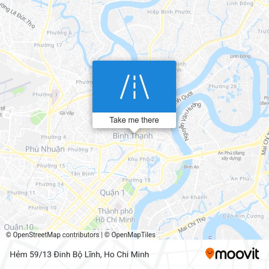 Hẻm 59/13 Đinh Bộ Lĩnh map