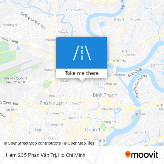 Hẻm 235 Phan Văn Trị map