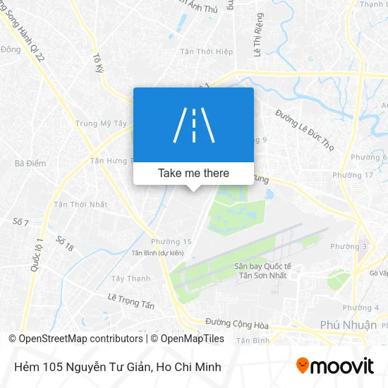 Hẻm 105 Nguyễn Tư Giản map