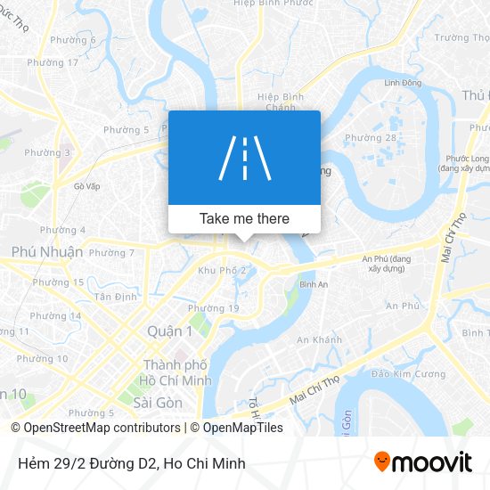 Hẻm 29/2 Đường D2 map