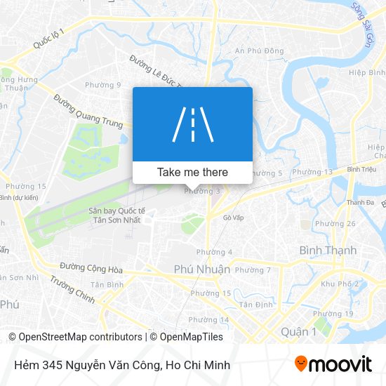 Hẻm 345 Nguyễn Văn Công map