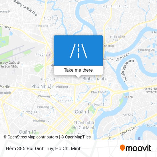 Hẻm 385 Bùi Đình Túy map