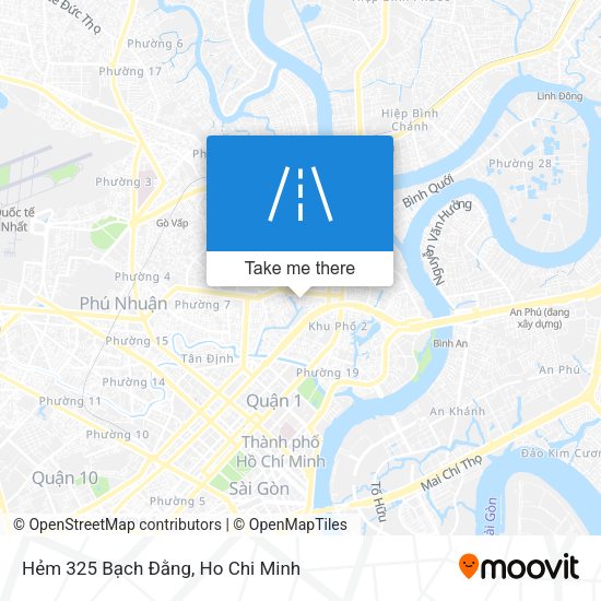 Hẻm 325 Bạch Đằng map