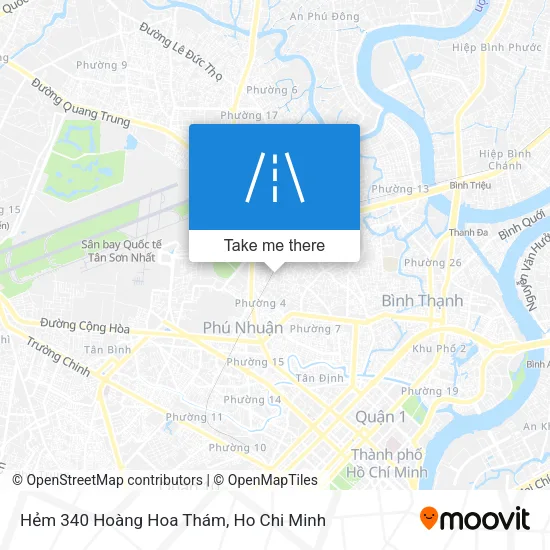 Hẻm 340 Hoàng Hoa Thám map