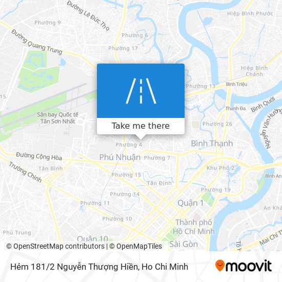 Hẻm 181/2 Nguyễn Thượng Hiền map