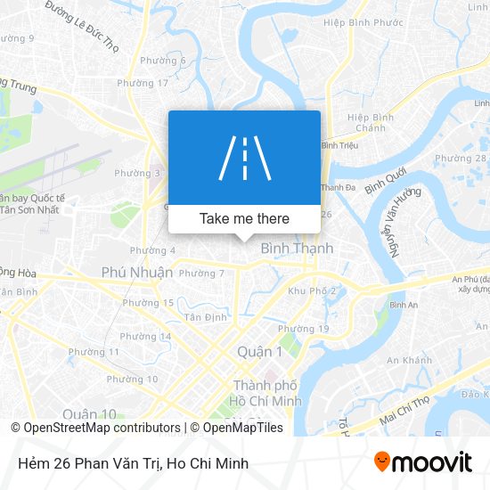 Hẻm 26 Phan Văn Trị map