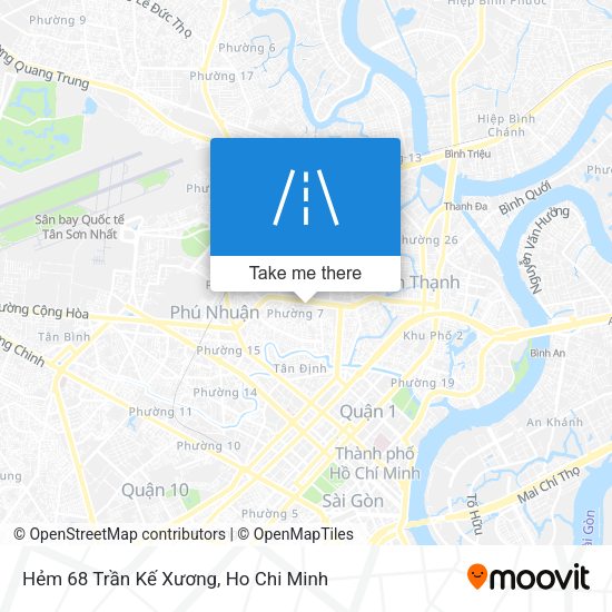 Hẻm 68 Trần Kế Xương map