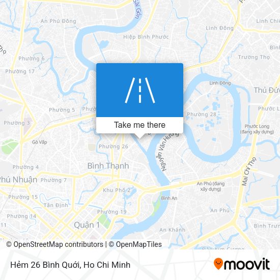 Hẻm 26 Bình Quới map