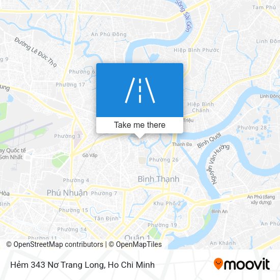 Hẻm 343 Nơ Trang Long map
