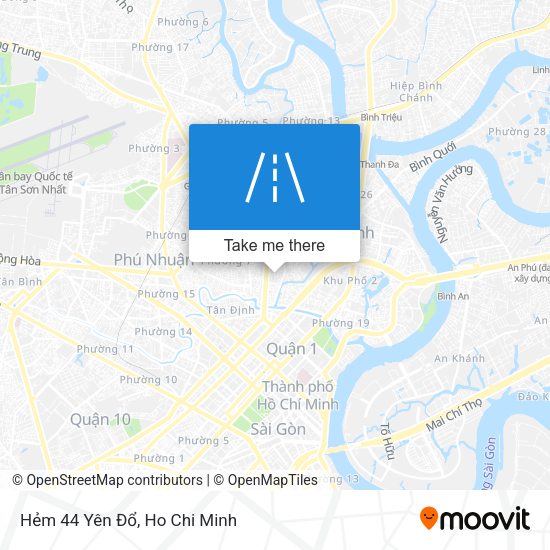 Hẻm 44 Yên Đổ map