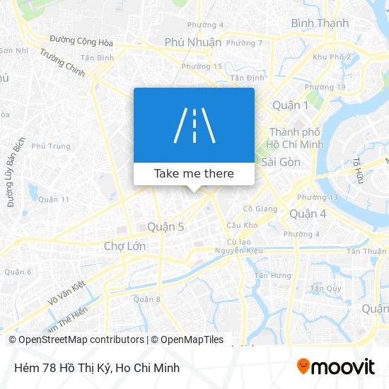 Hẻm 78 Hồ Thị Kỷ map